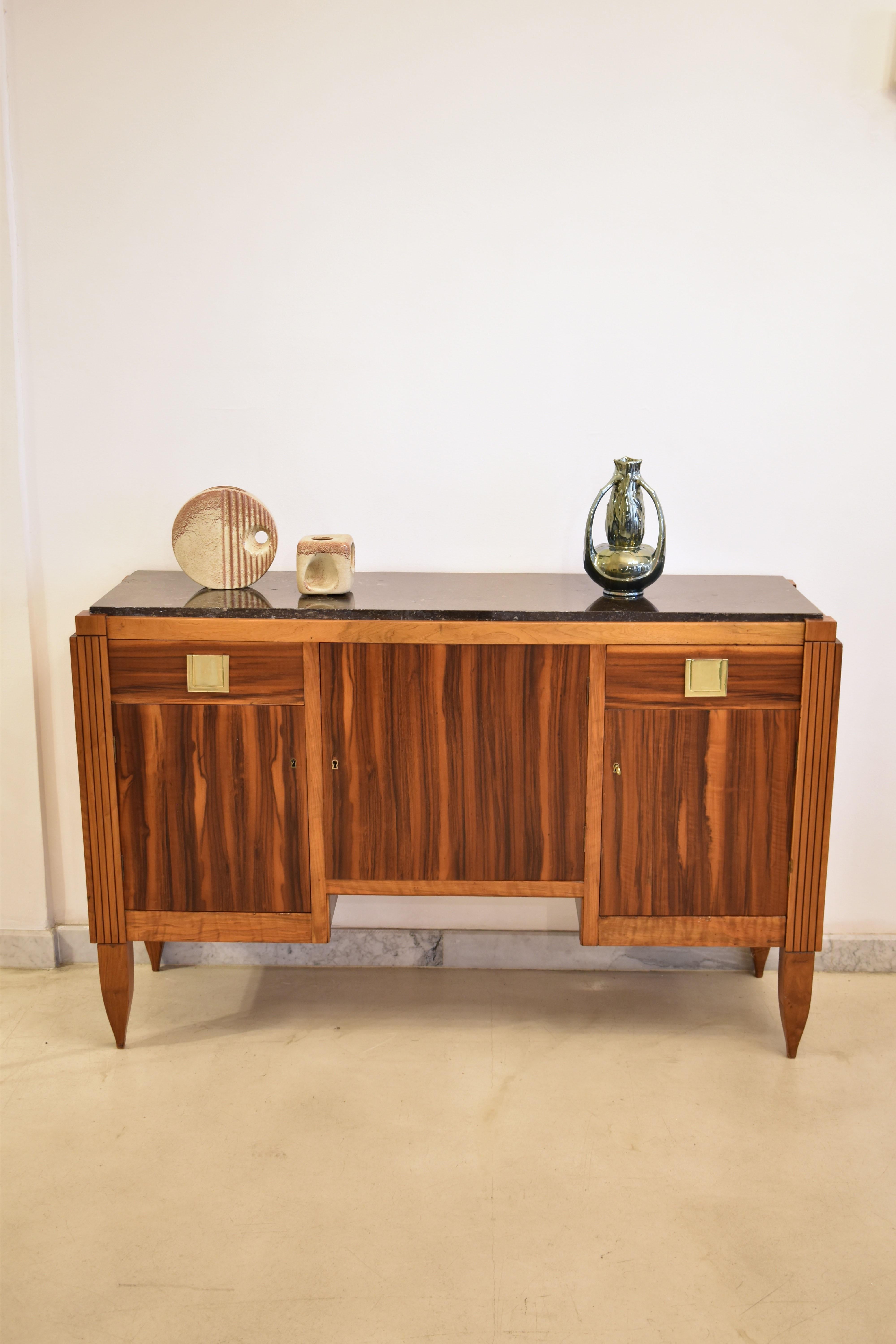 Buffet francese in legno degli anni '30 di André Sornay in vendita 5