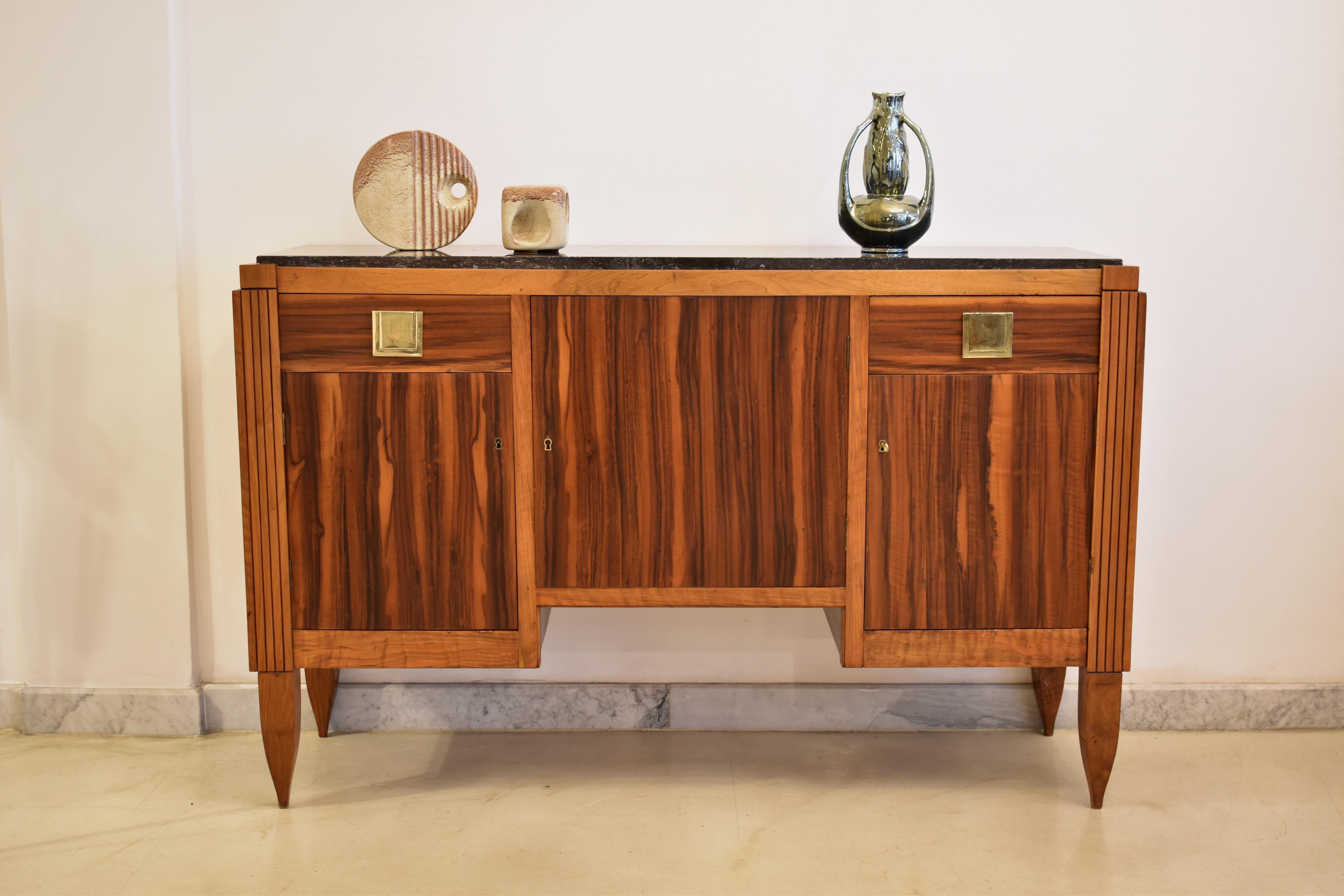 Buffet francese in legno degli anni '30 di André Sornay in vendita 6