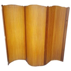 1930s French Wooden Room Divider from Grands Magasins Du Chat Bossu Lille