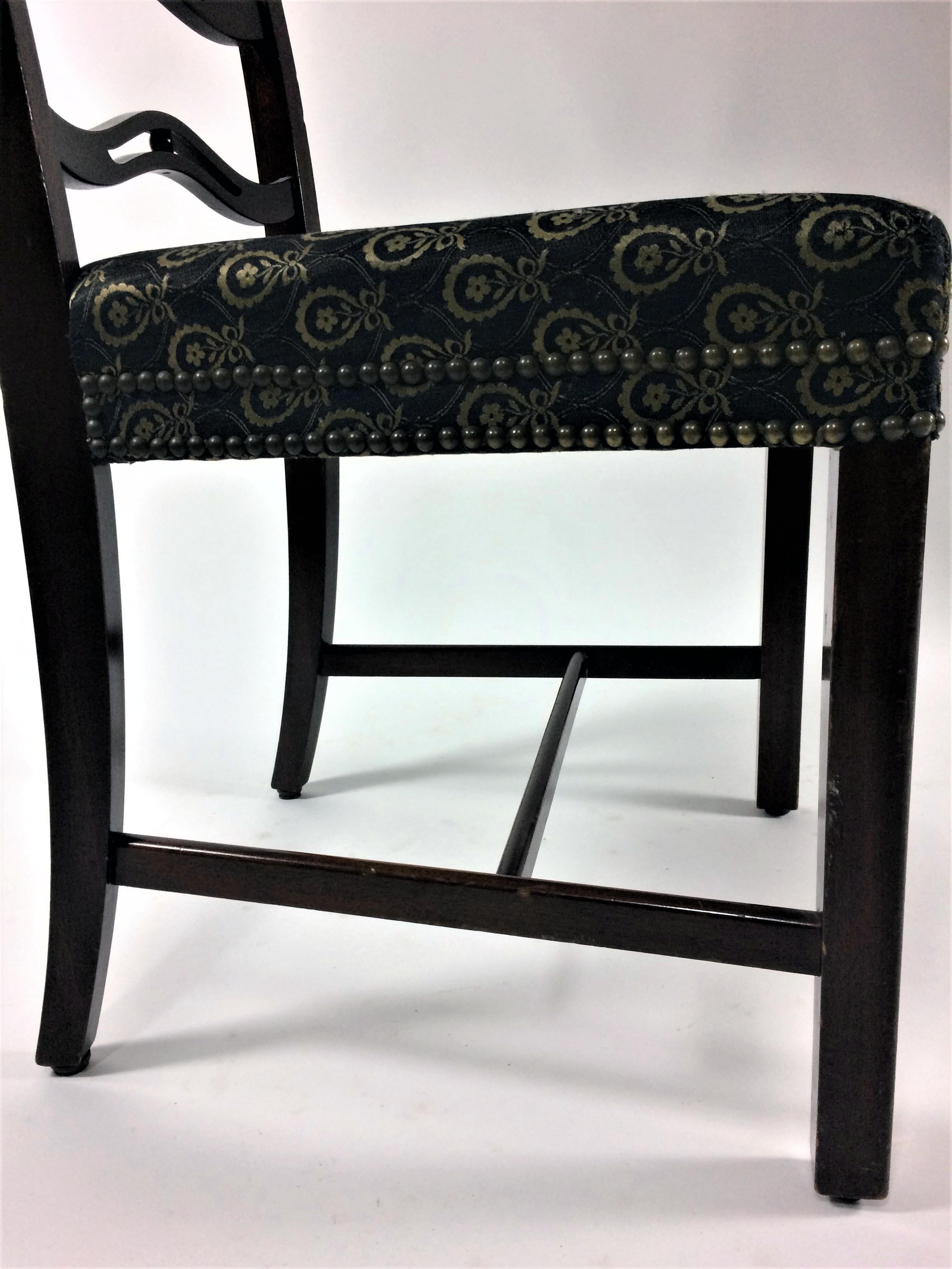 1930s Georg Kofoed Set of Six Danish Mahogany Dining Chairs For Sale 8