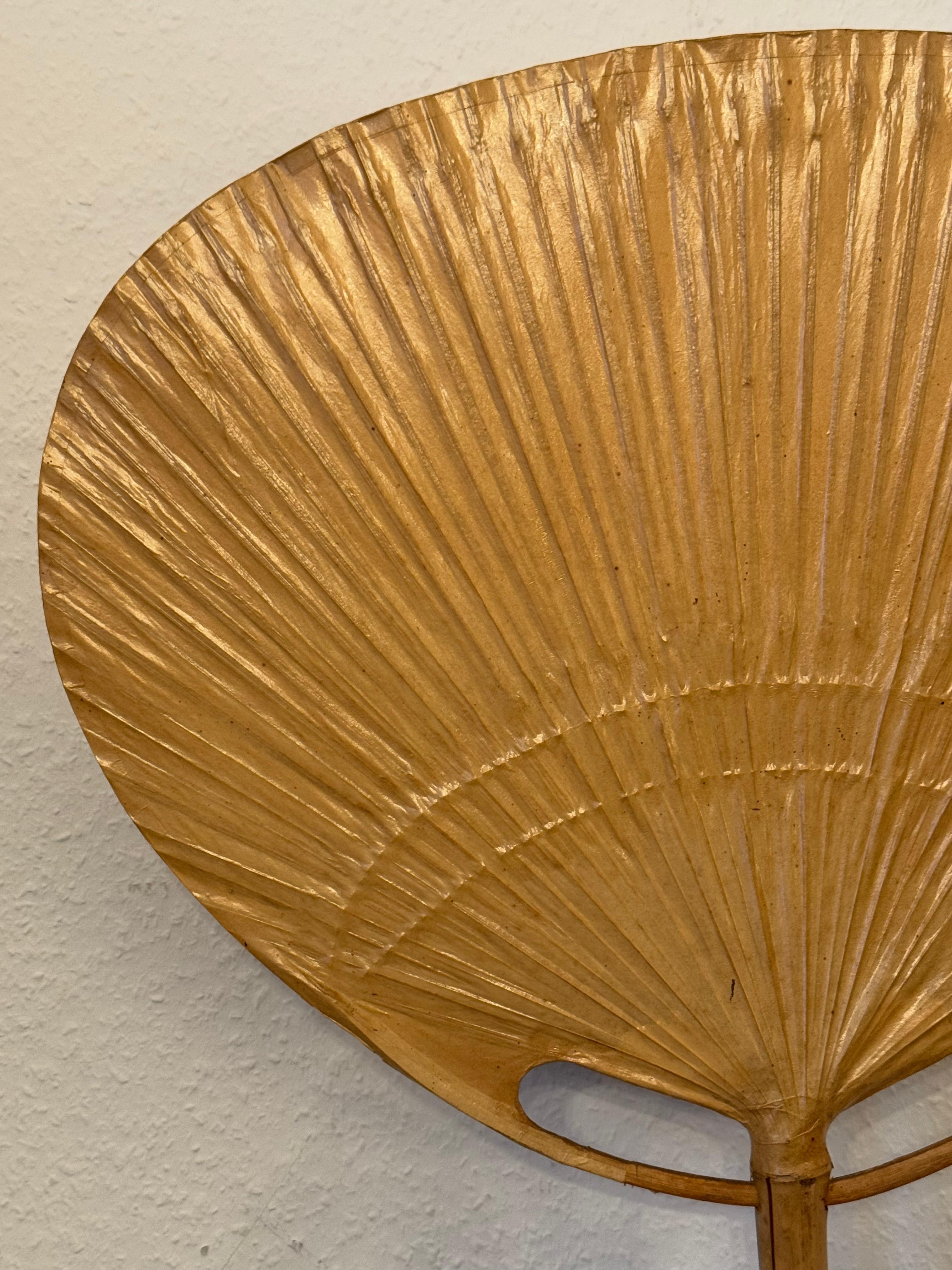 Mid-Century Modern Ingo Maurer - signierte Uchiwa- Wandleuchten von M Design