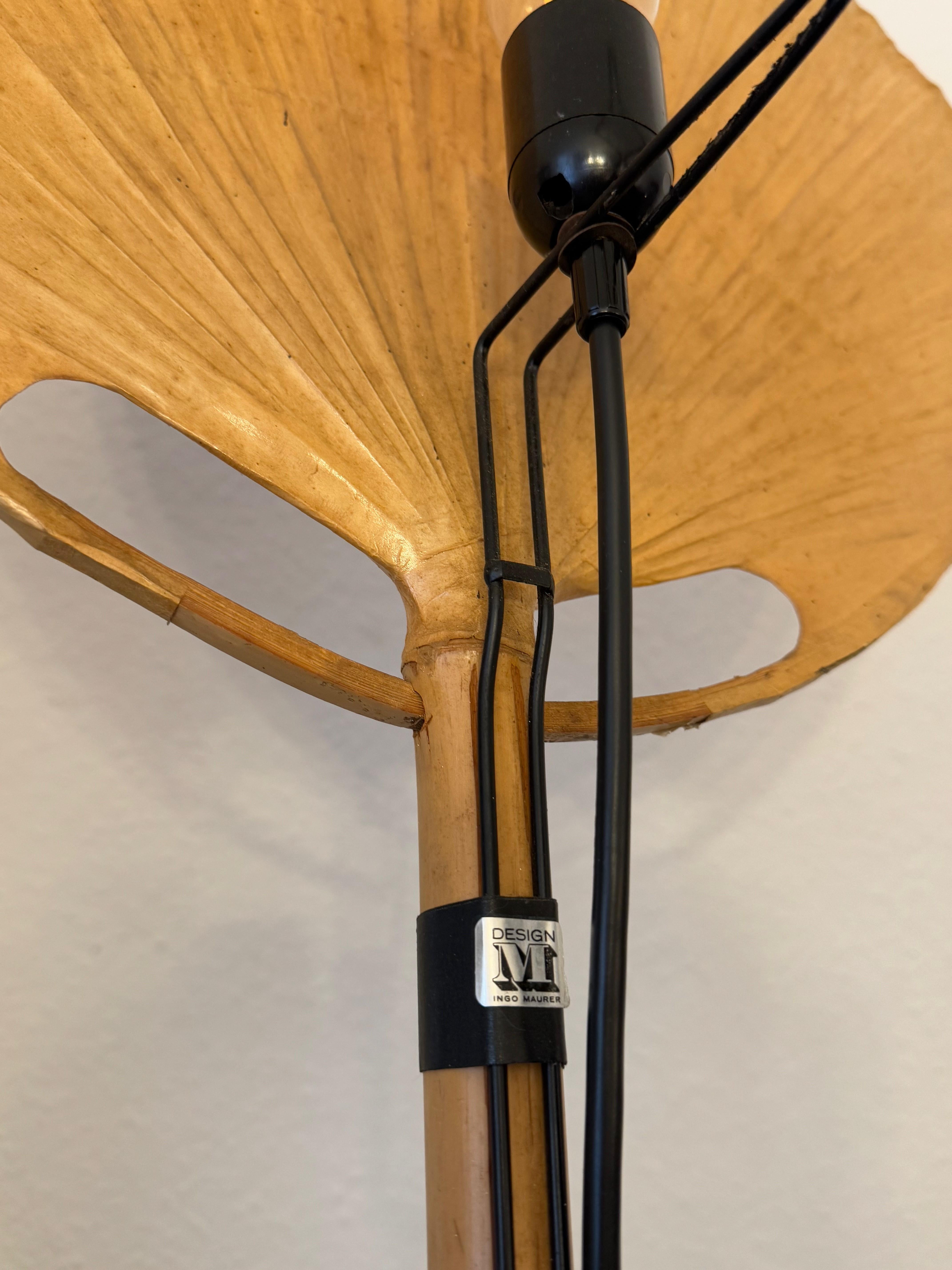 Mid-20th Century Ingo Maurer - signierte Uchiwa- Wandleuchten von M Design