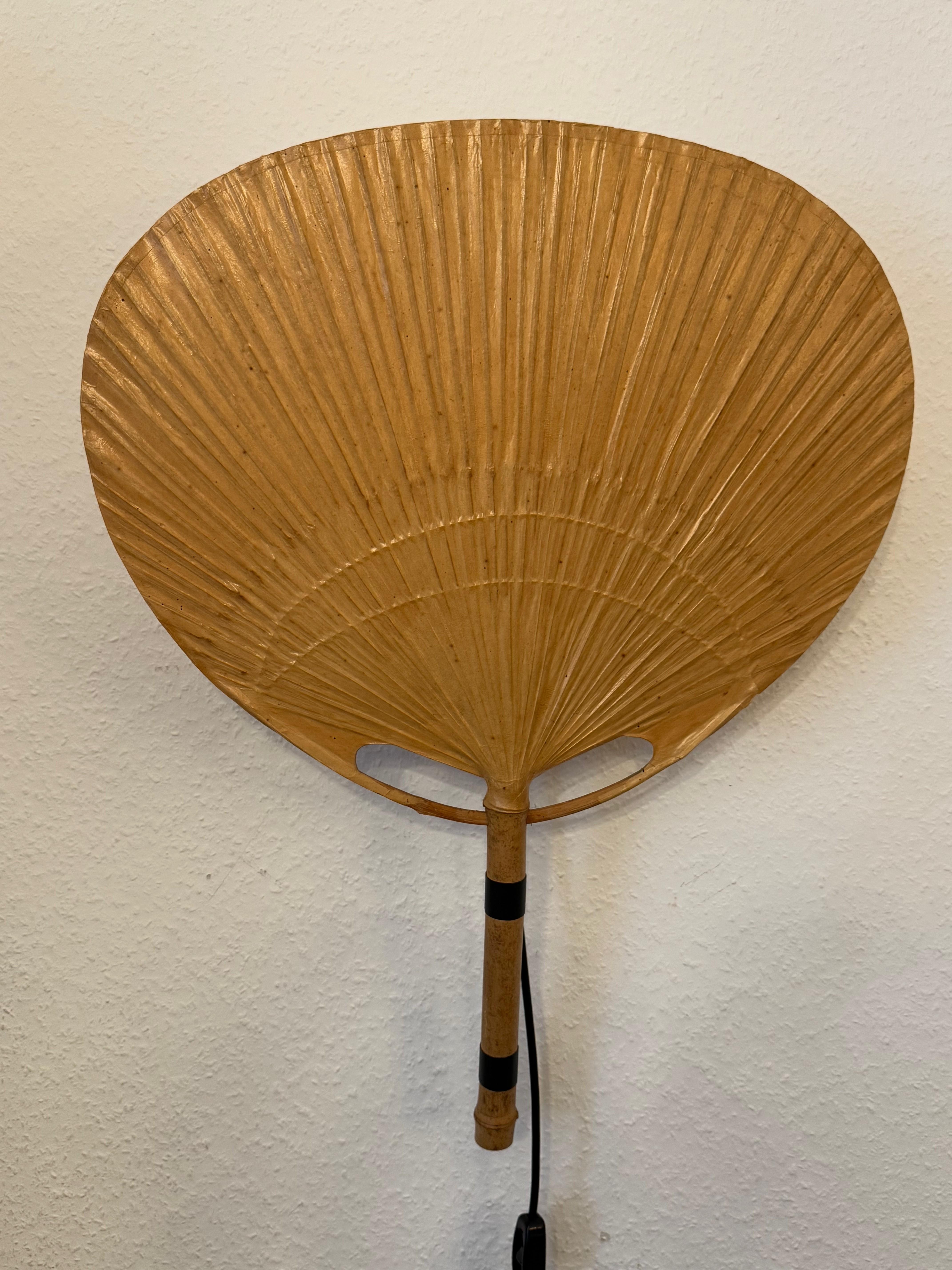 Metal Ingo Maurer - signierte Uchiwa- Wandleuchten von M Design