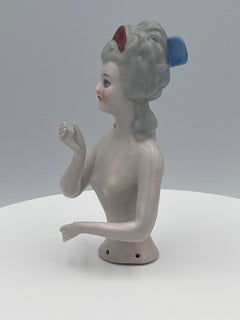 1930's German Art Deco Porcelain Half Doll