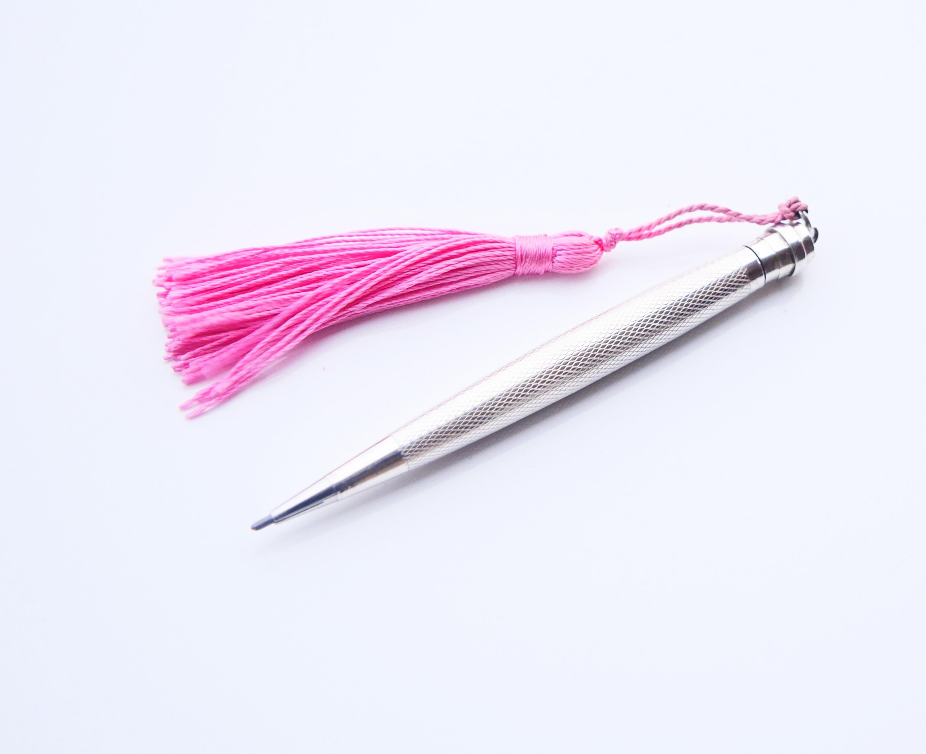 Crayon graphite allemand des années 1930, solide 830 Silver / 10gr Pour femmes en vente