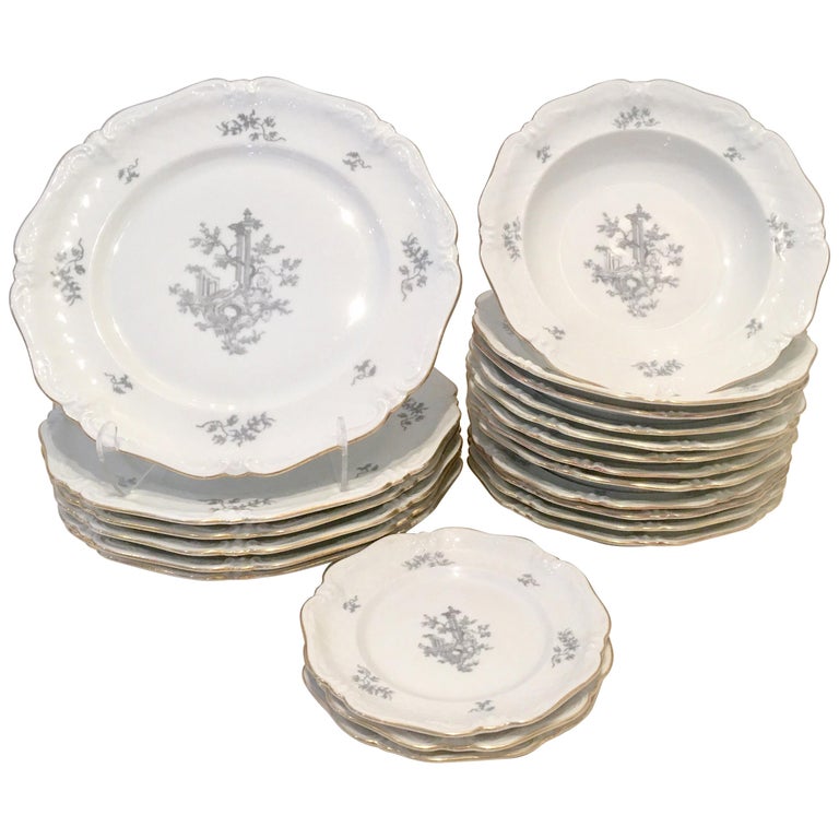 Magnifique service en porcelaine de Meissen 31 pièces (D'occasion) à