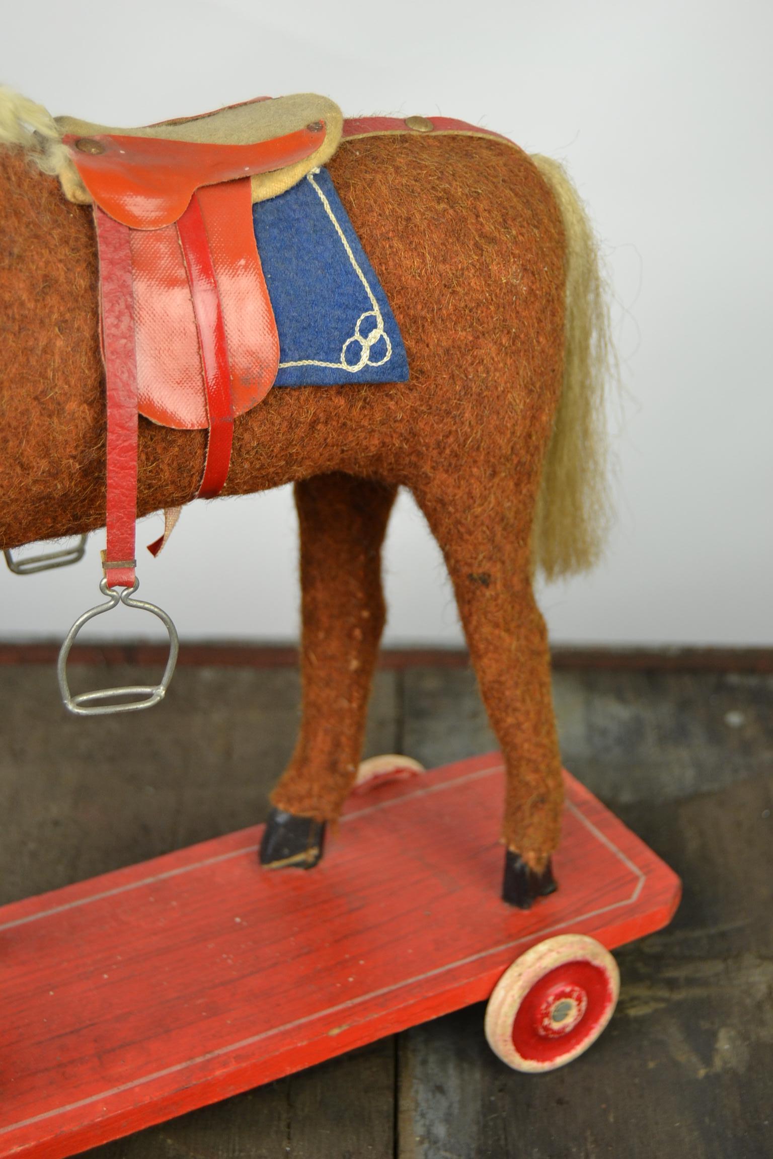 antique toy horses
