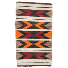 1930's Germantown Southwestern-Style Kilim Saddle Blanket