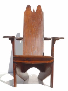 Sedia da salotto in legno razionalista di Gino Levi-Montalcini, design italiano del 1930
