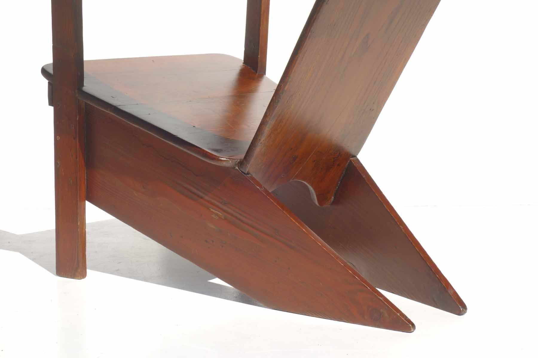 1930s Gino Levi Montalcini Italian Design Rationalist Wood Lounge Chair For Sale 2