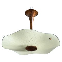 1930's Glass Ceiling Lamp