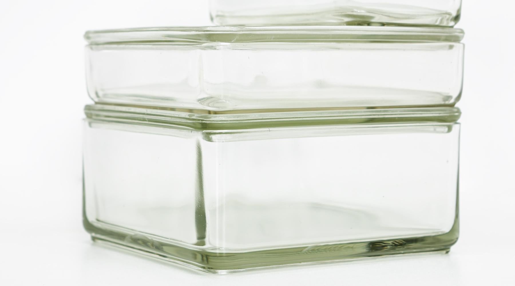 1930s Glass Containers by Wilhelm Wagenfeld For Sale 1