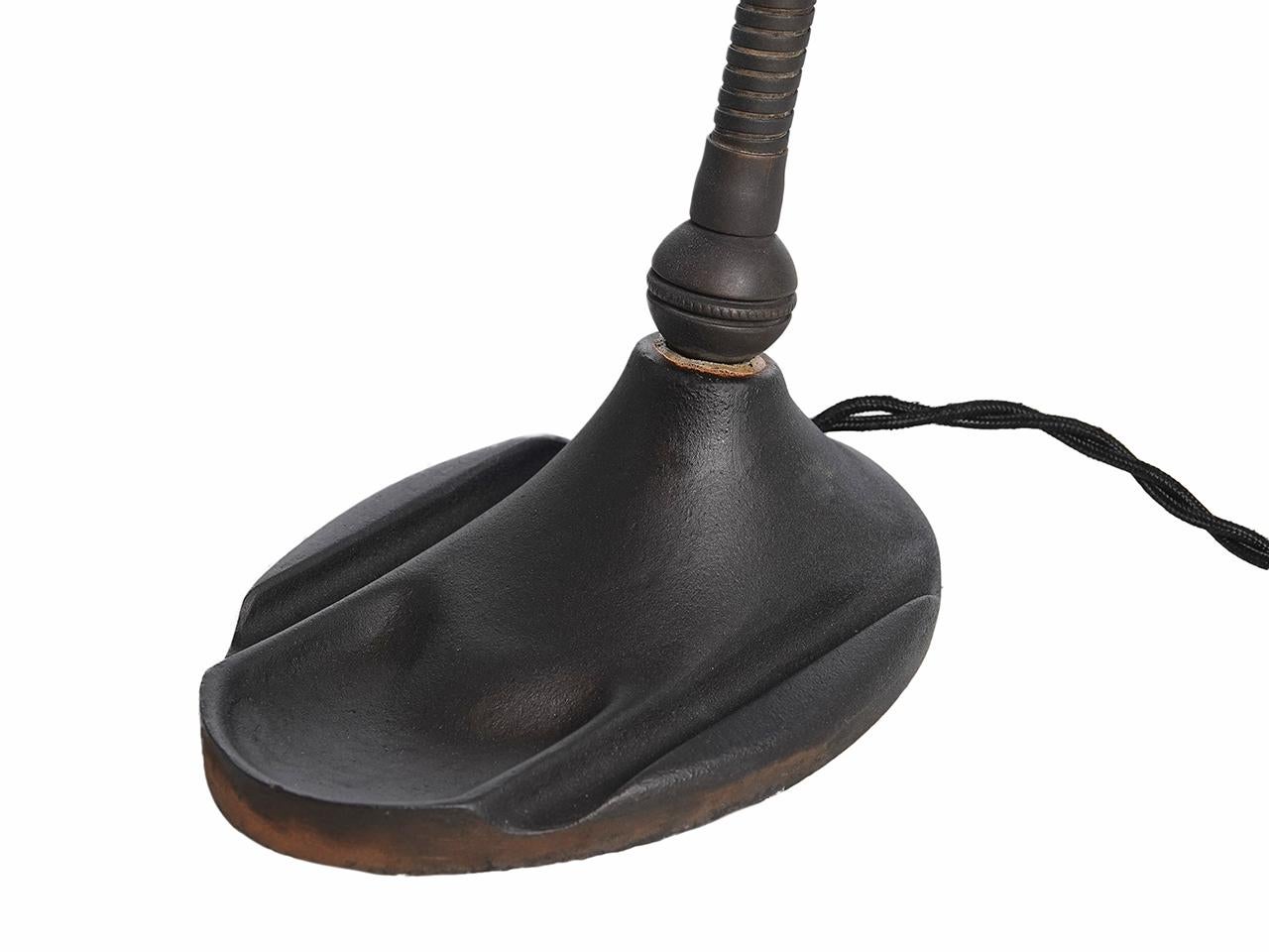 Art Deco 1930s Gooseneck Desk Lamp