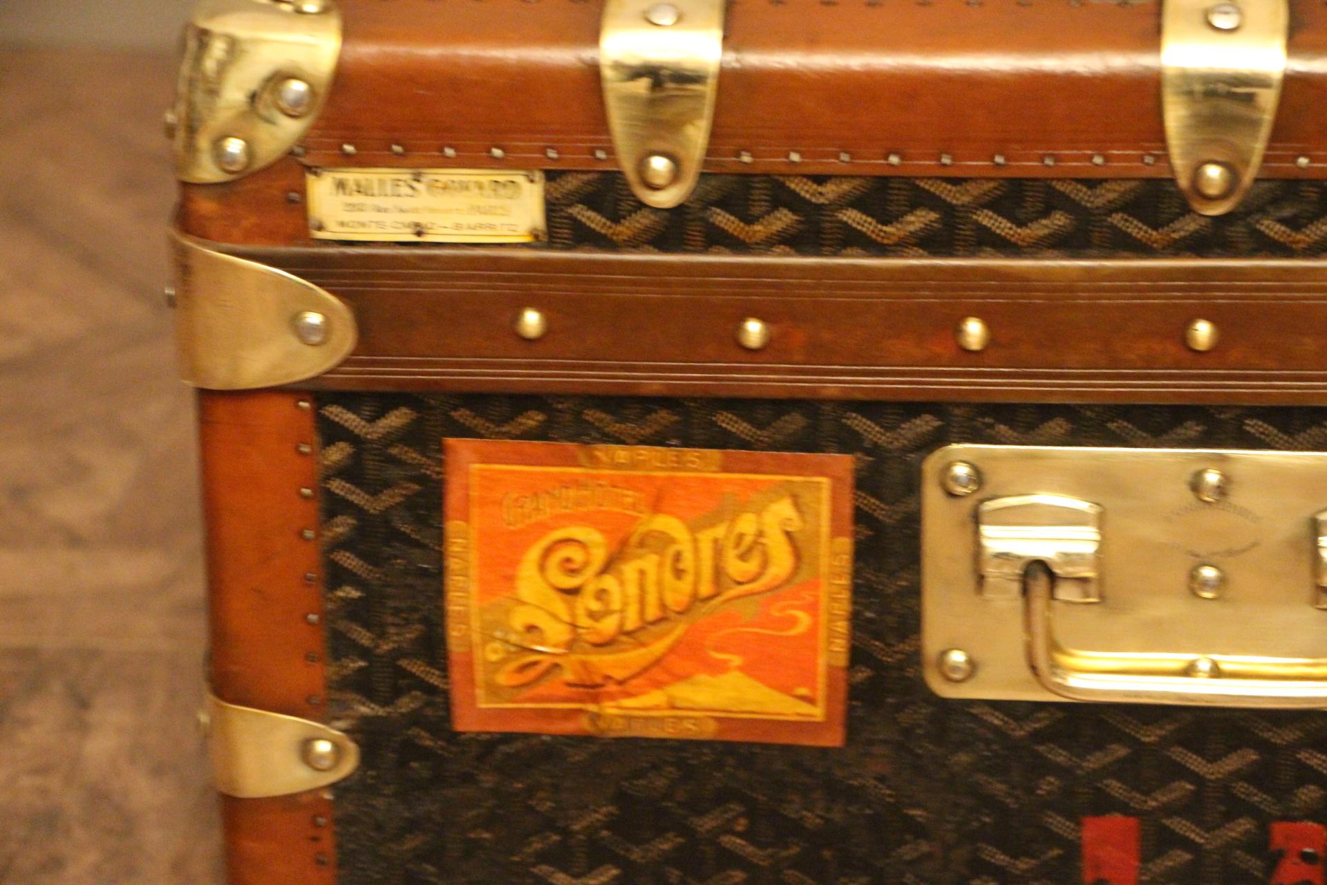 1930s Goyard Cabin Trunk 5