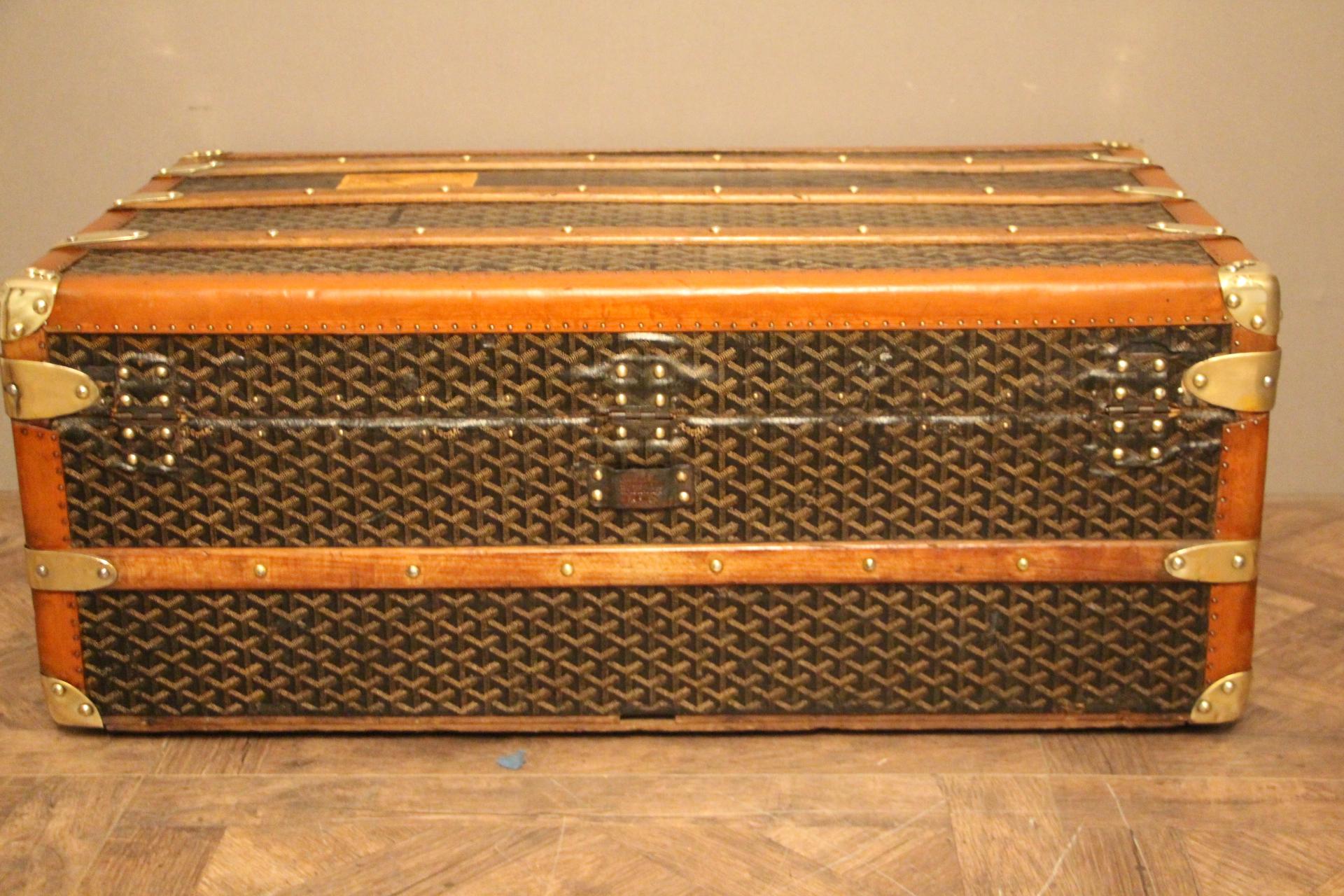 1930s Goyard Cabin Trunk 6
