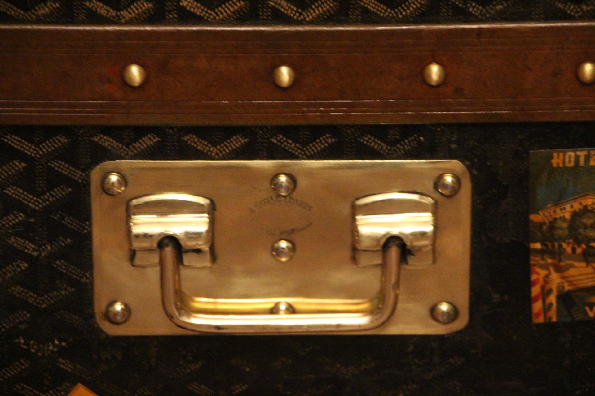 1930s Goyard Cabin Trunk 9