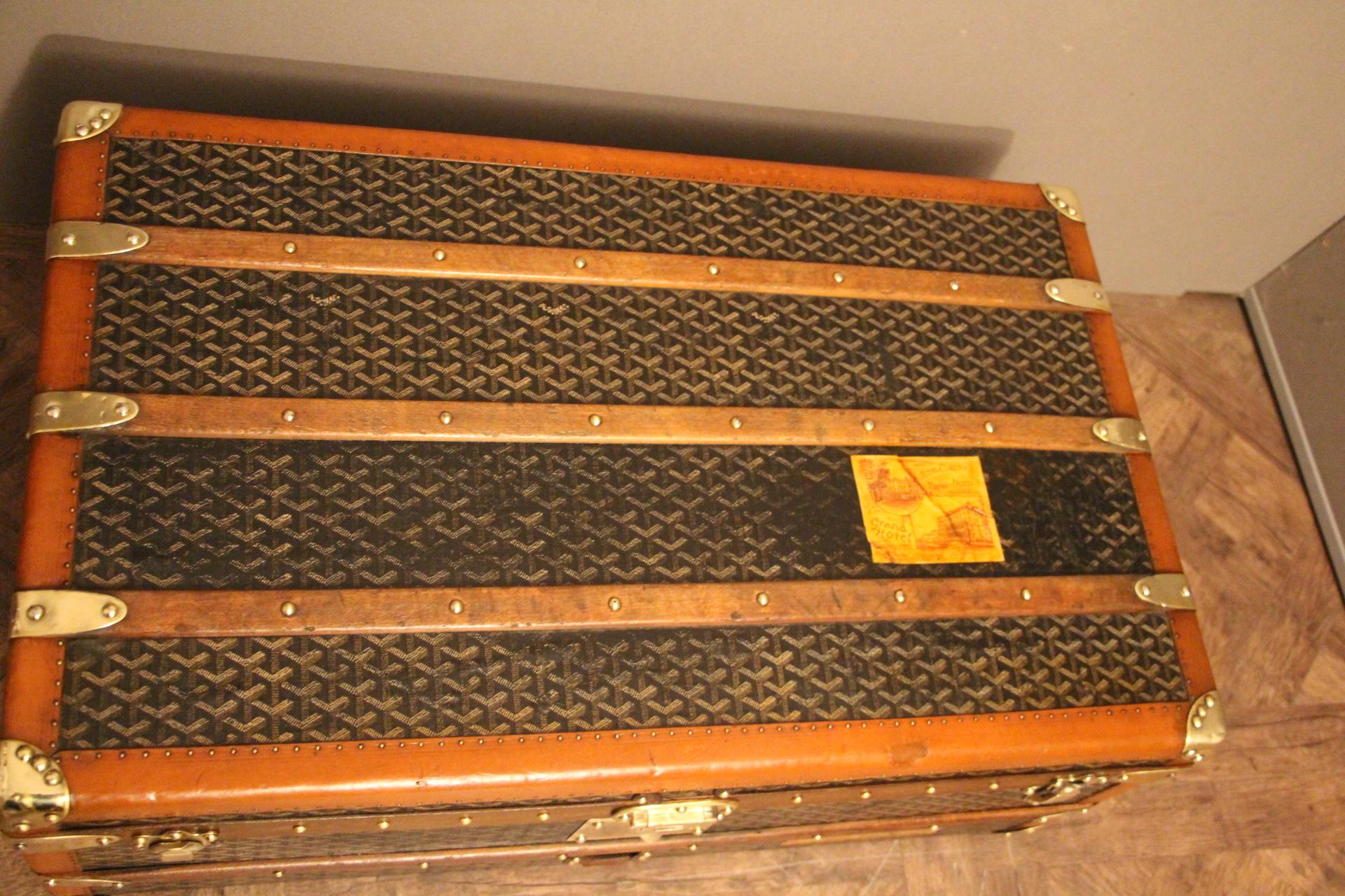 1930s Goyard Cabin Trunk 1
