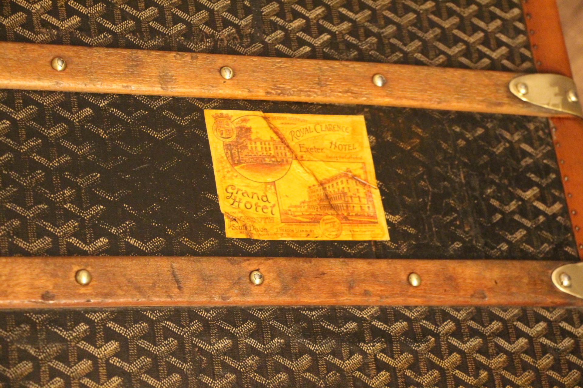 1930s Goyard Cabin Trunk 2