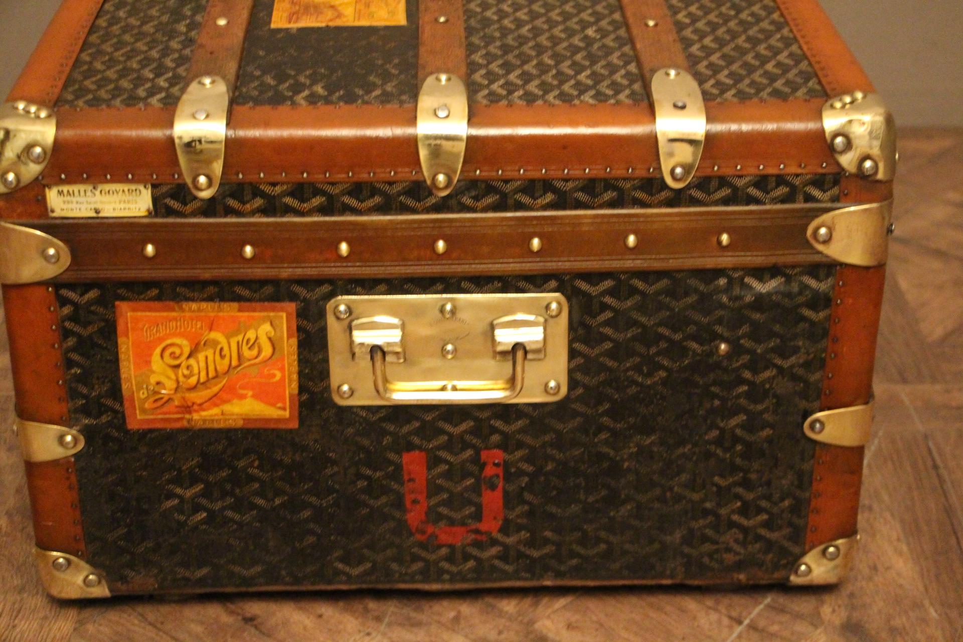 1930s Goyard Cabin Trunk 3