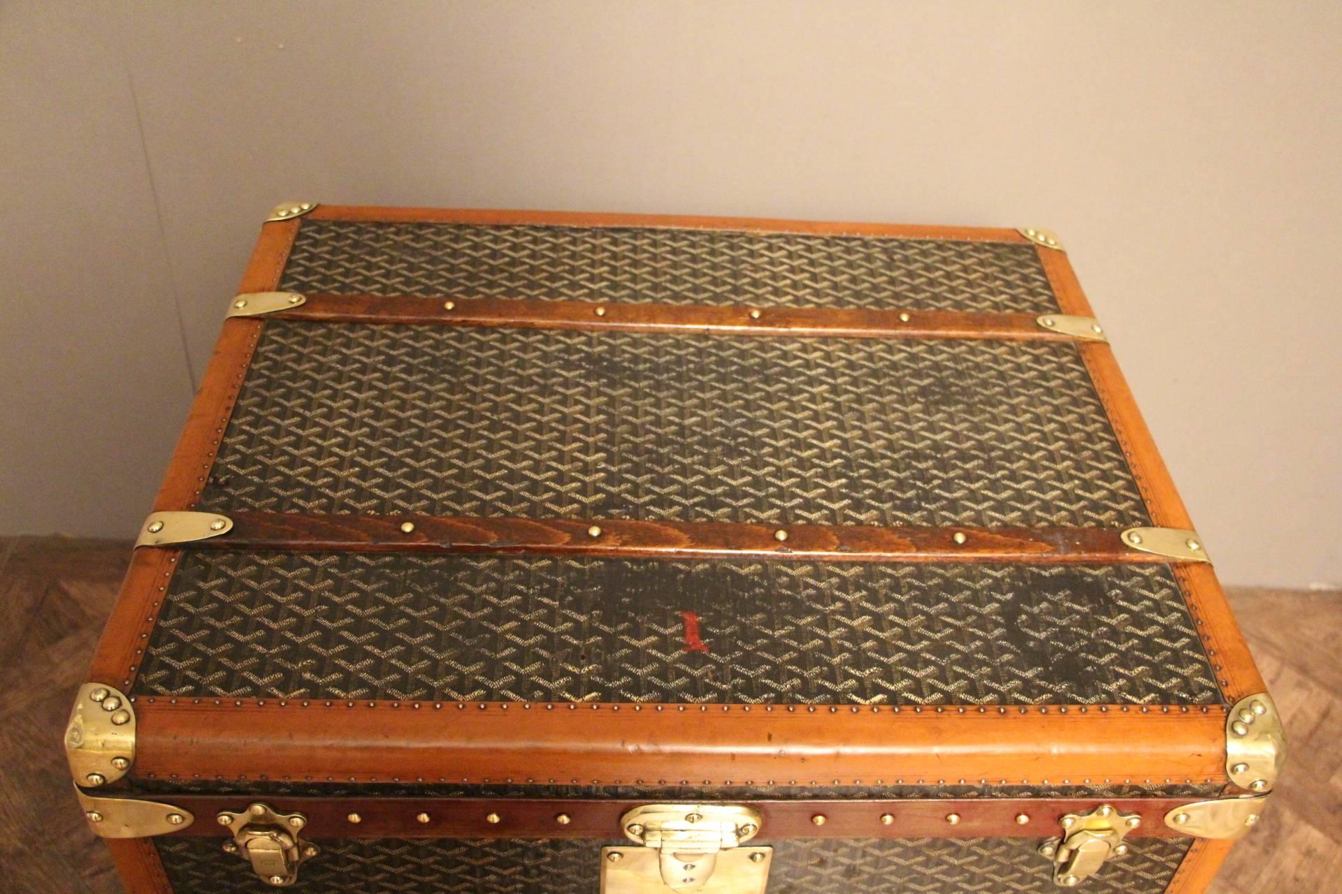 French 1930s Goyard Hat Trunk