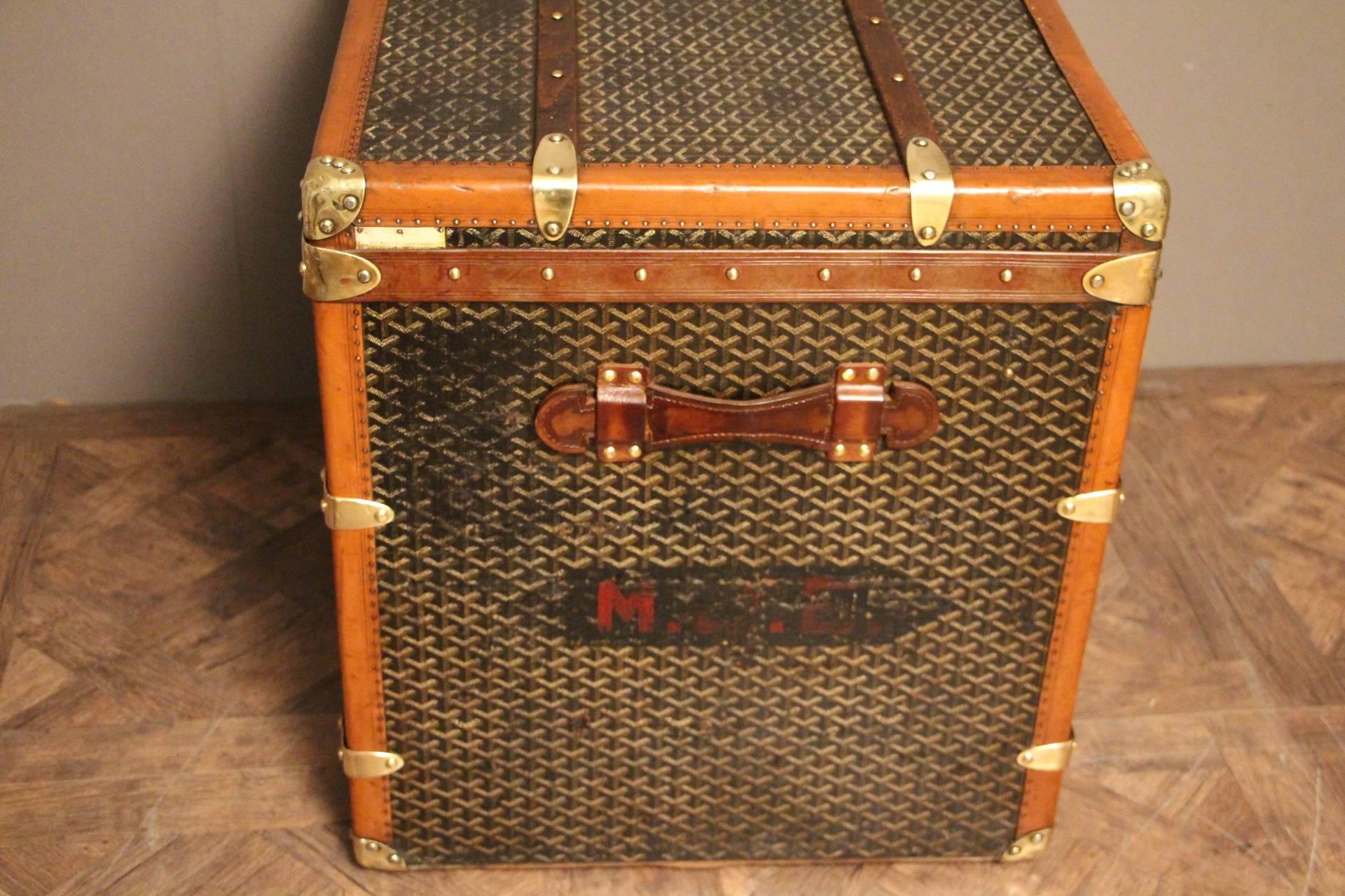 1930s Goyard Hat Trunk In Good Condition In Saint-Ouen, FR