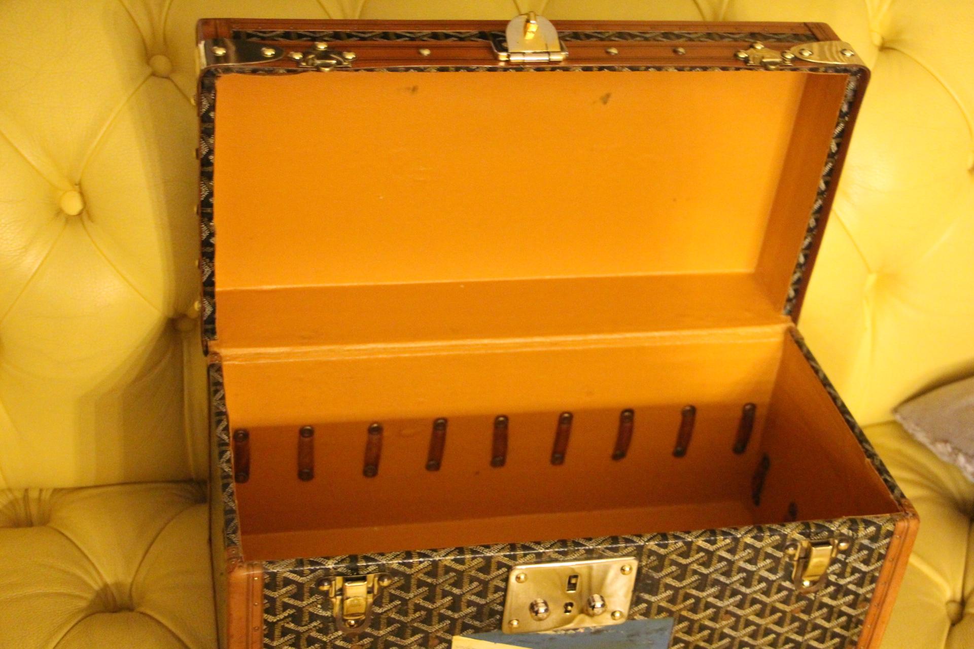 1930er Goyard Schmuckkoffer, Goyard Koffer, Goyard Zugkoffer 8