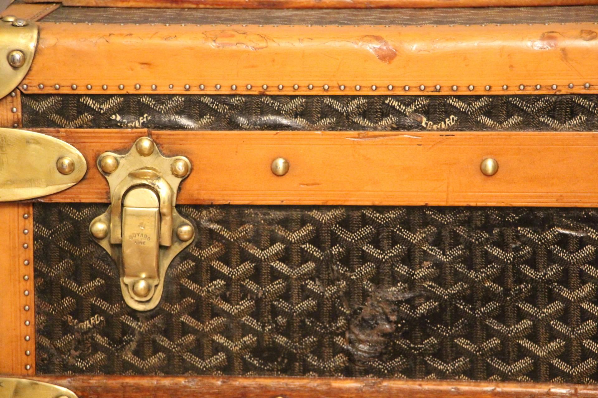 1930s Goyard Trunk In Excellent Condition In Saint-Ouen, FR