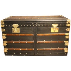 Goyard Goyardine Steamer Wardrobe Trunk, 1912, France at 1stDibs