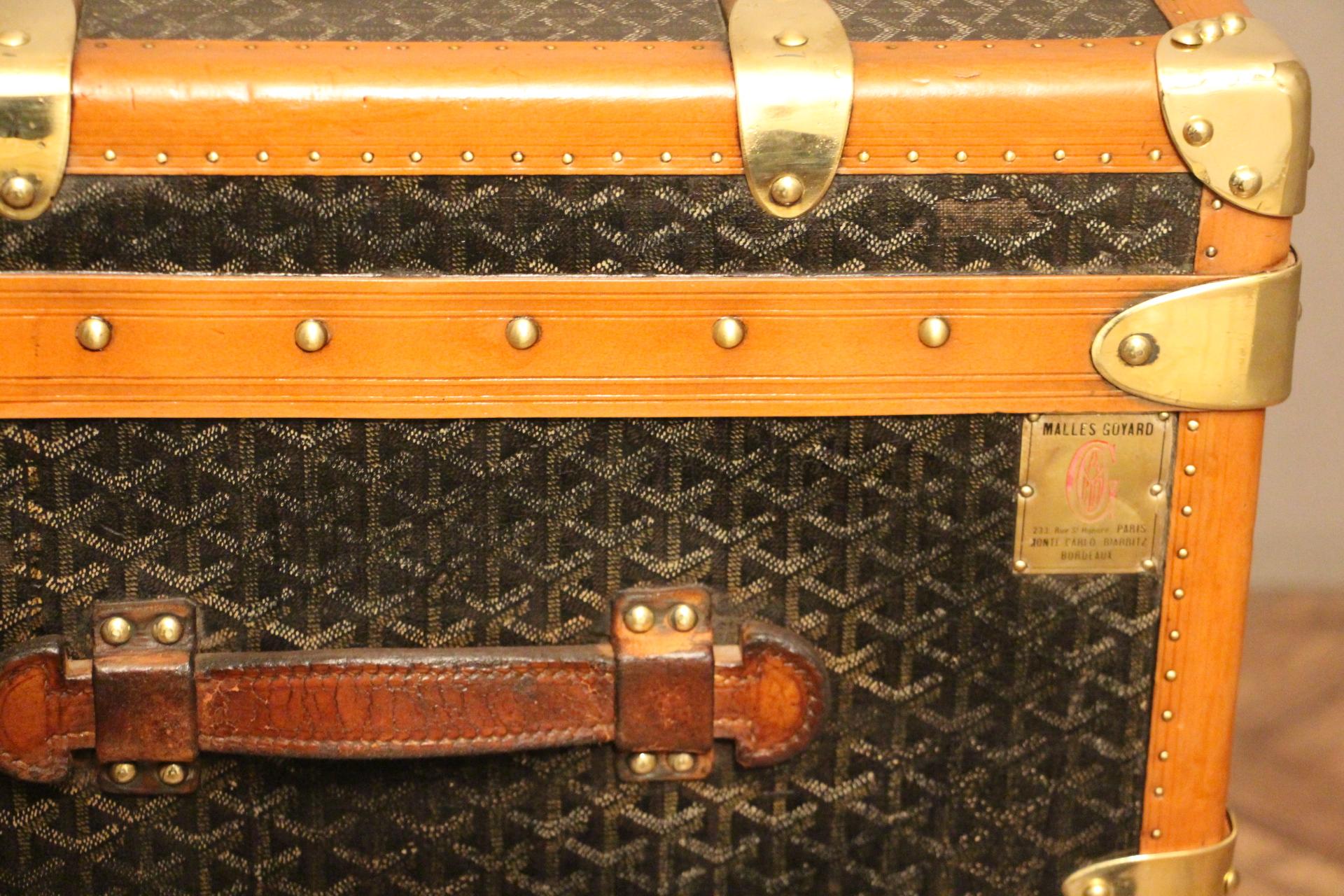 1930s Goyard Trunk, Goyard Steamer Trunk 2