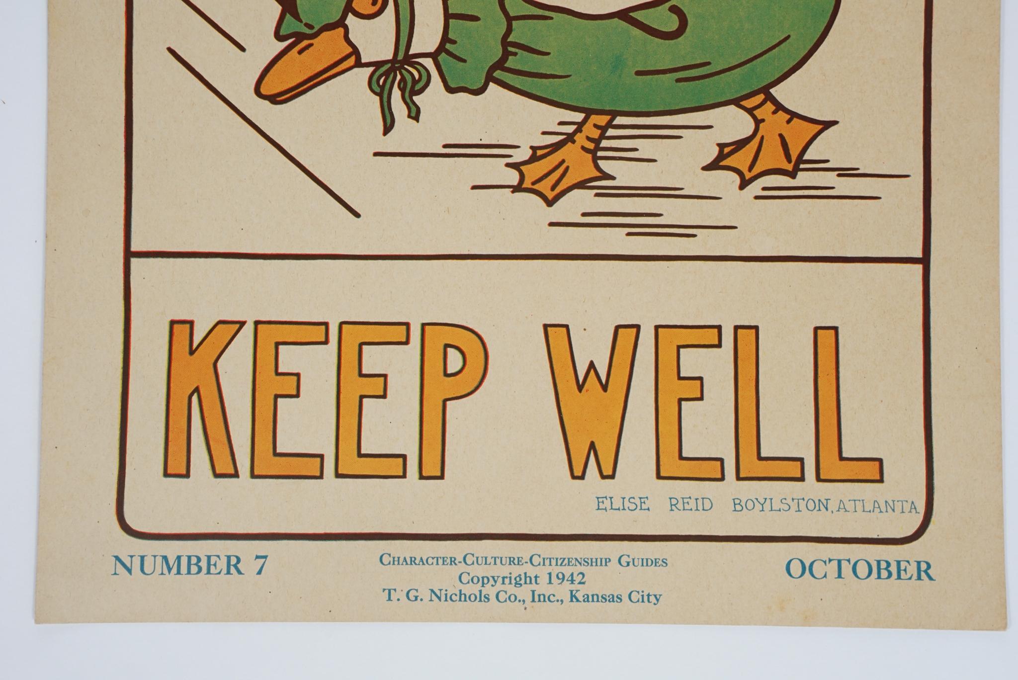Folk Art 1930s Graphically Bold Character Culture and Citizenship Posters