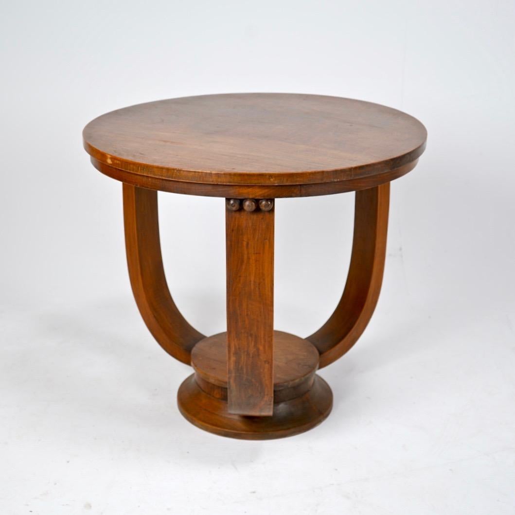 1930er Jahre Gueridon Pedestal Tisch (Französisch) im Angebot