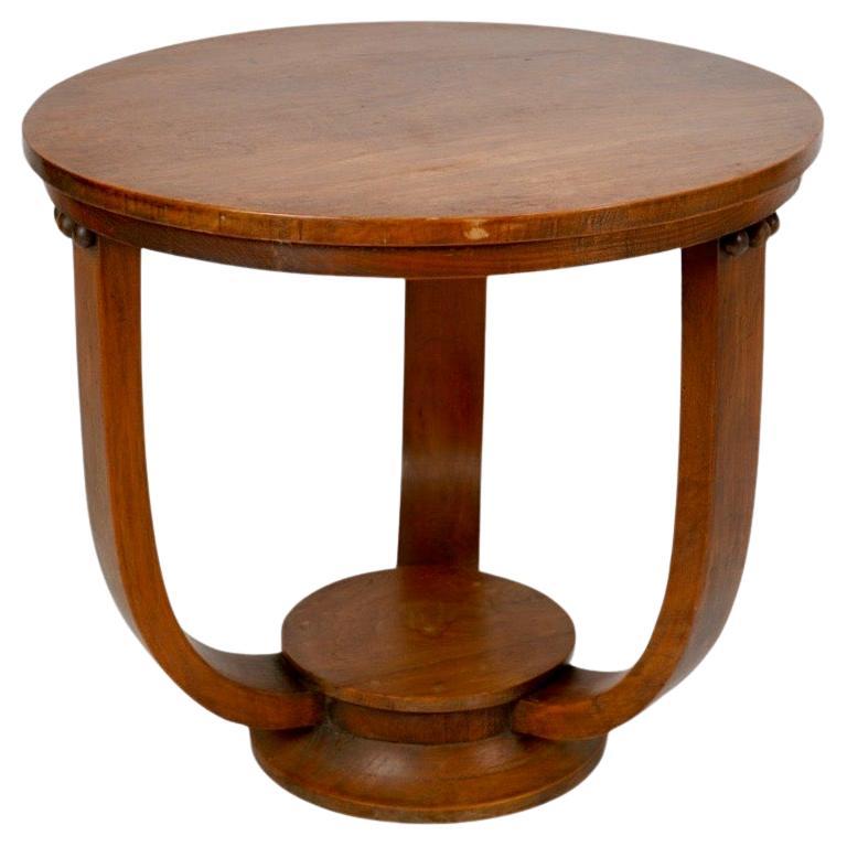 1930s Gueridon Pedestal Table For Sale