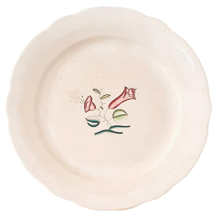1930s Guido Andlovitz Serving Plate with Flower Motif For Sale