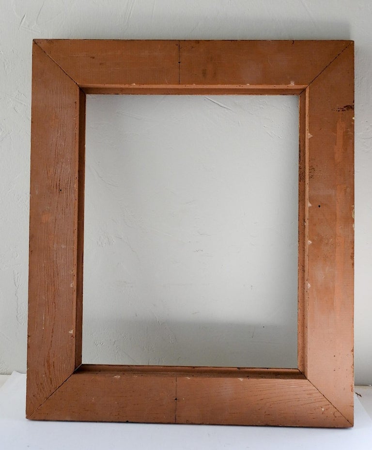 1930s Hand Painted Folk Art Abstract Picture Frame For Sale at 1stDibs