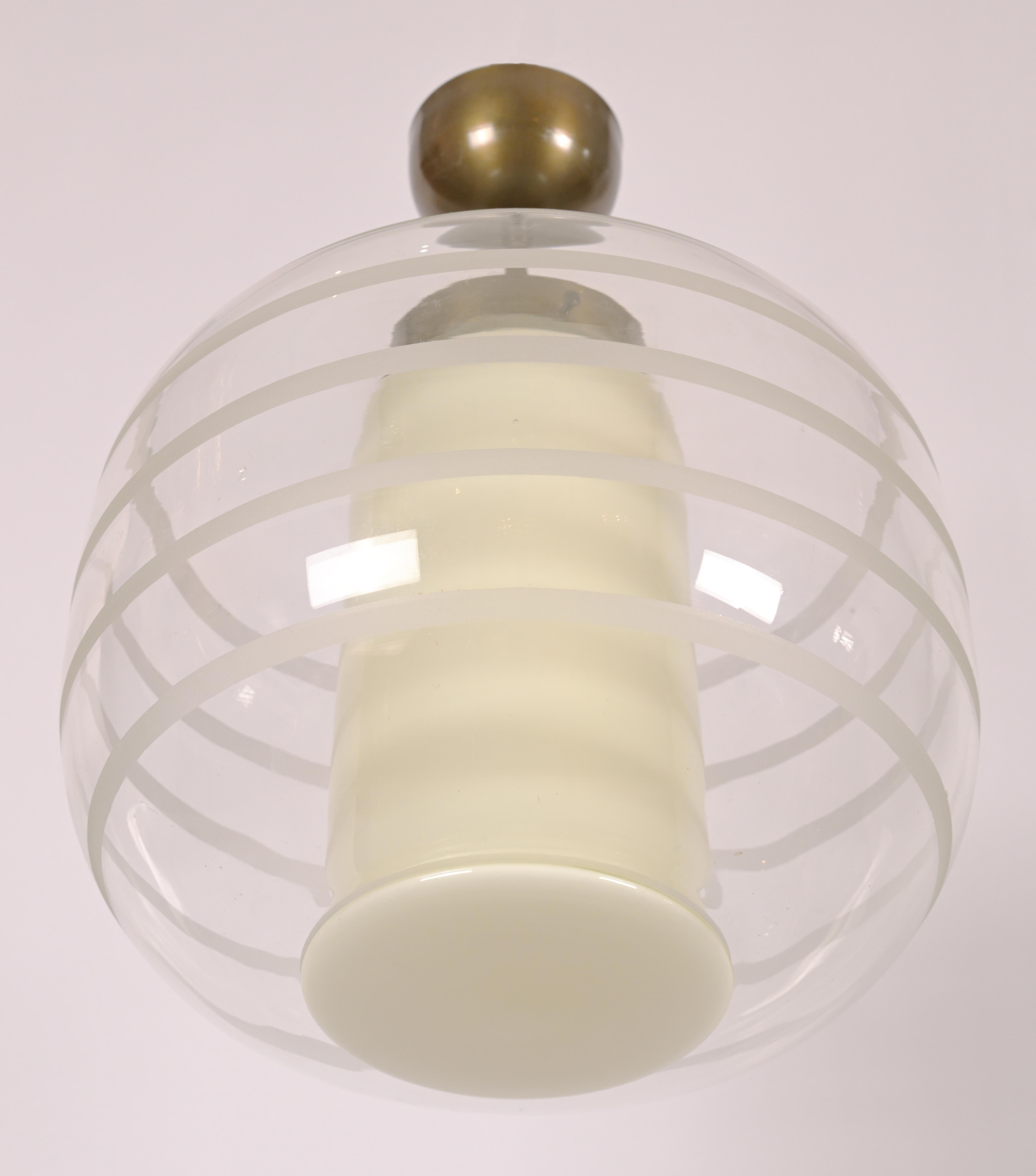 Art Deco 1930s Harald Notini Böhlmark's Ceiling Lamp For Sale