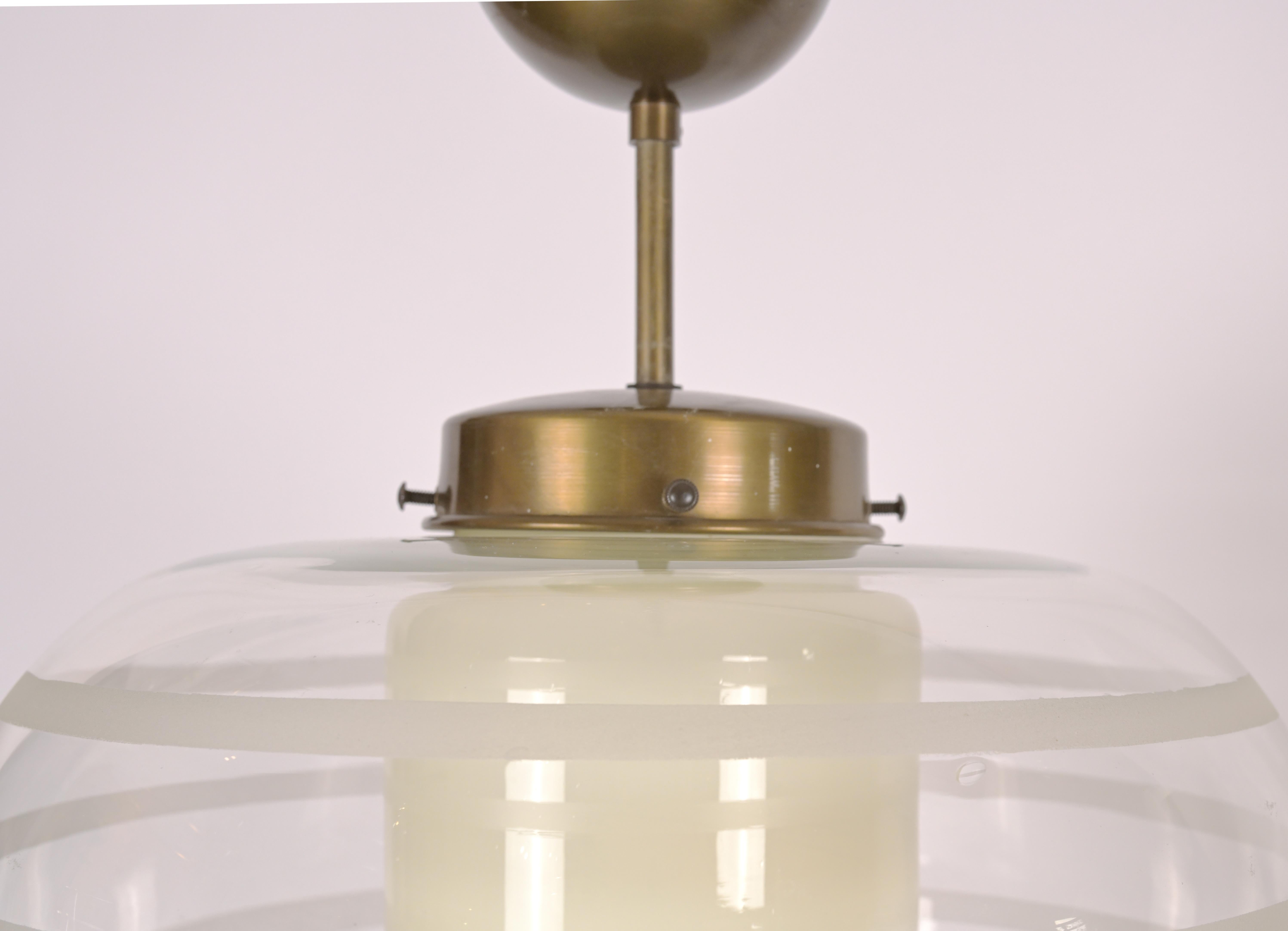 1930s Harald Notini Böhlmark's Ceiling Lamp In Good Condition For Sale In New York, NY