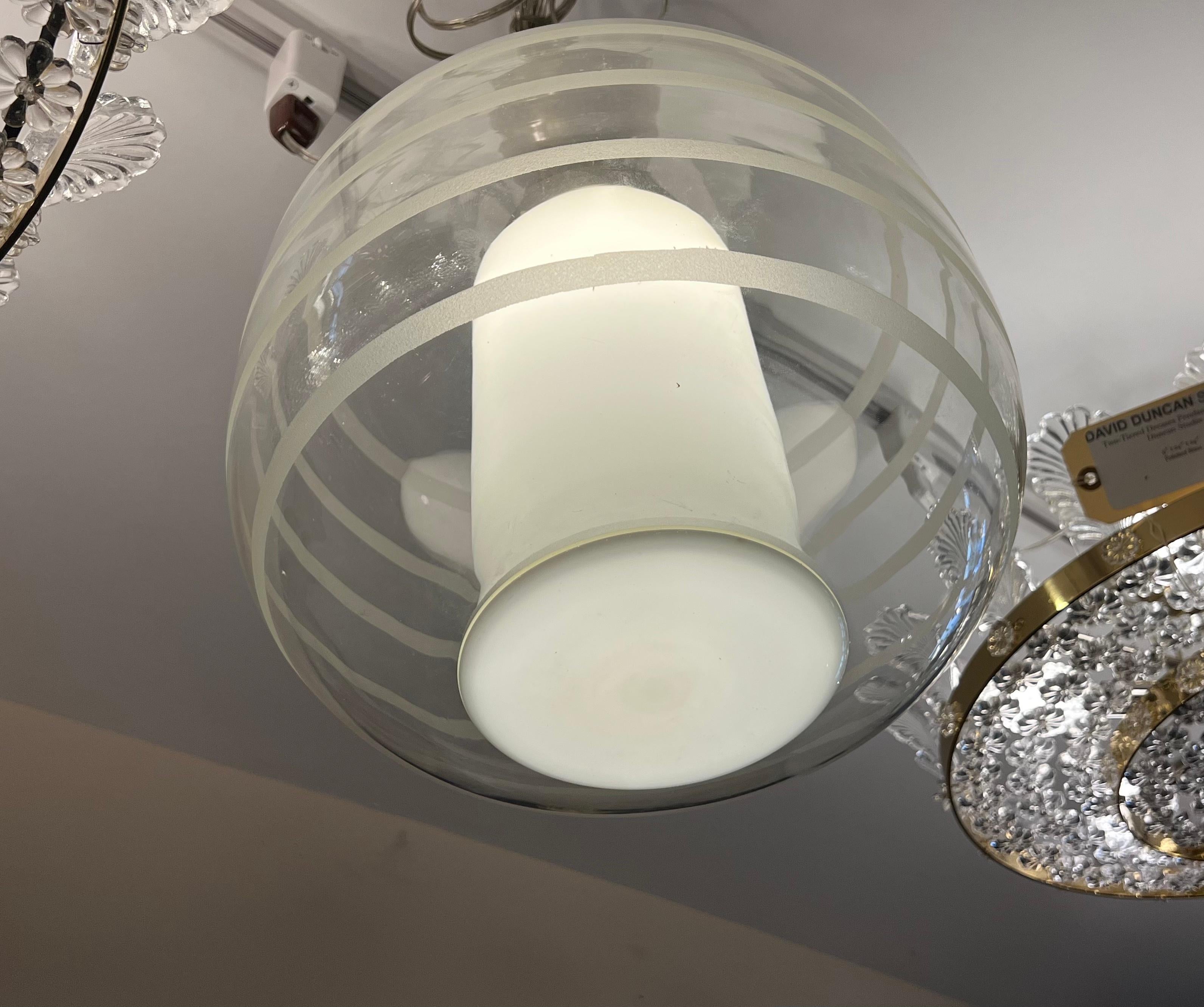 1930s Harald Notini Böhlmark's Ceiling Lamp For Sale 1