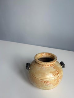 1930s Harald Östergren Art Deco Ceramic Vase, Upsala Ekeby, Sweden