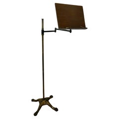 1930s Harrods Reading or Music Stand  A very attractive piece, the stand has a h