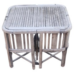 1930's Heals  Garden Table and Chairs by Hughes Bolcklow
