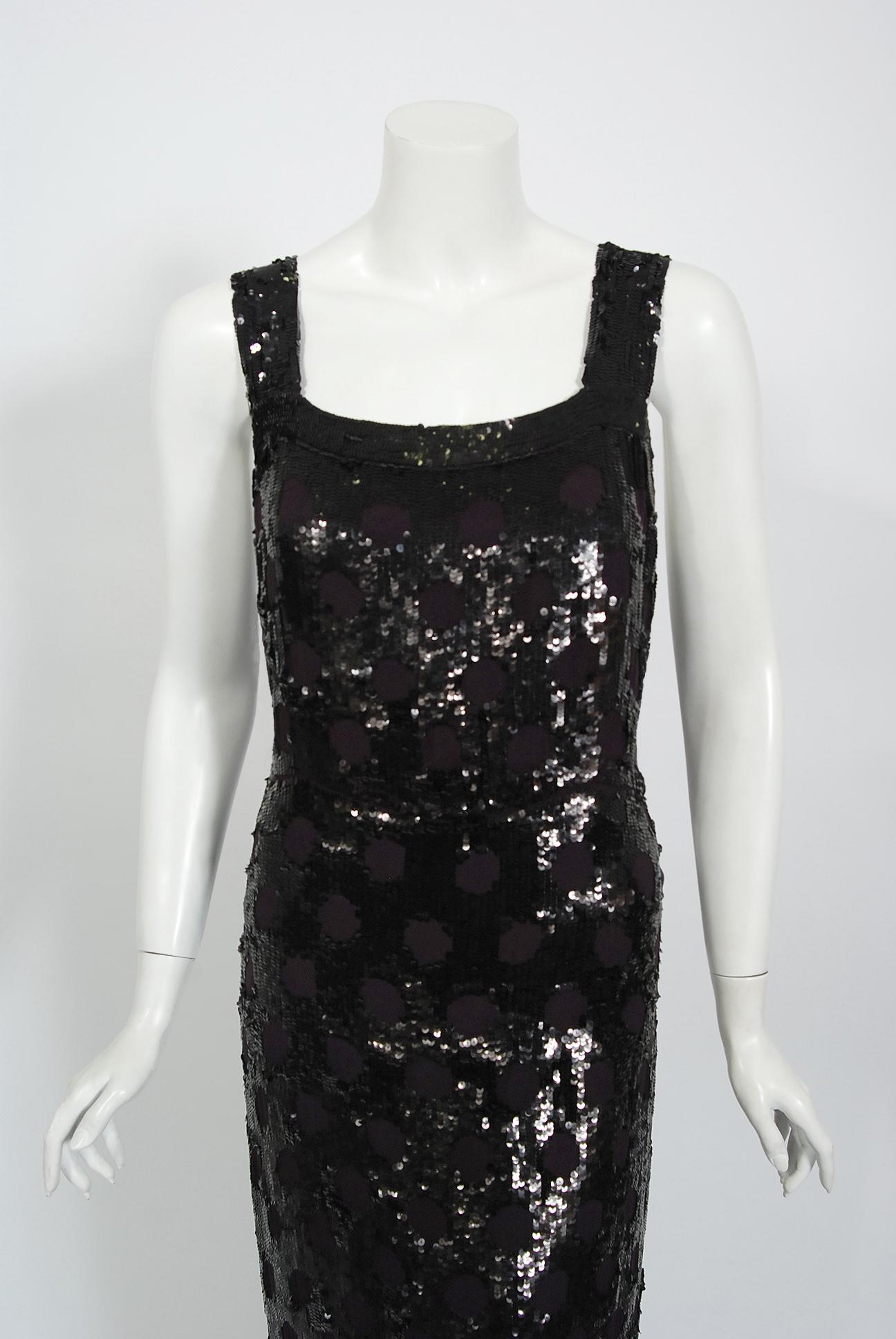 Sparkling gowns from the 1930's era are perennial favorites and this one is breathtaking. Henri Bendel, established in 1895, was an American upscale women's specialty store based in New York City that sold high-end couture fashion. Henri Bendel was