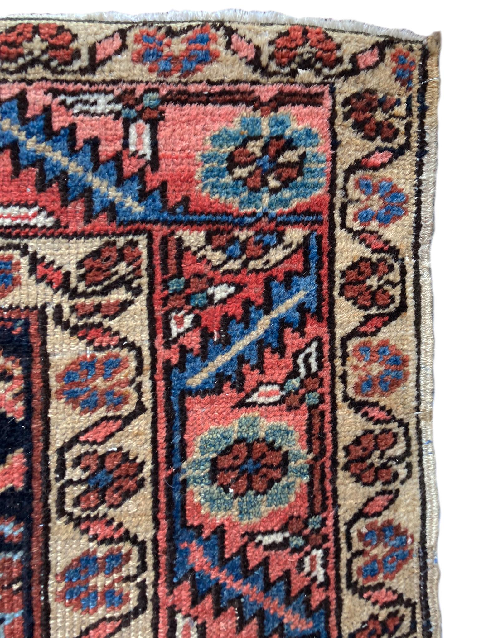 Wool 1930s Heriz Rug