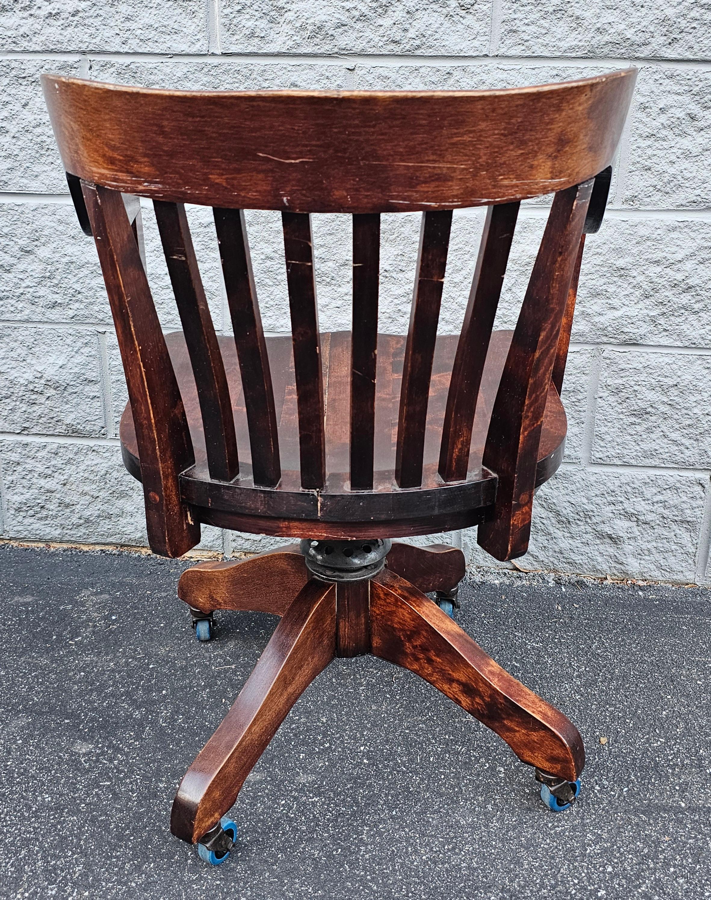 antique bankers chairs