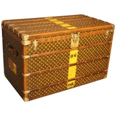 Antique 1930s High Louis Vuitton Trunk, Malle Louis Vuitton