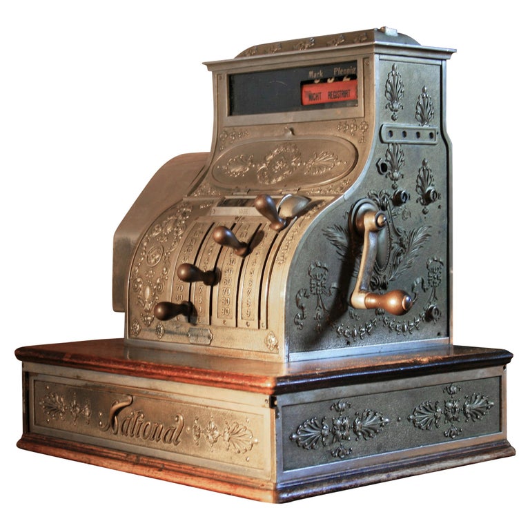 1930s Historic German Cash Register National For Sale at 1stDibs