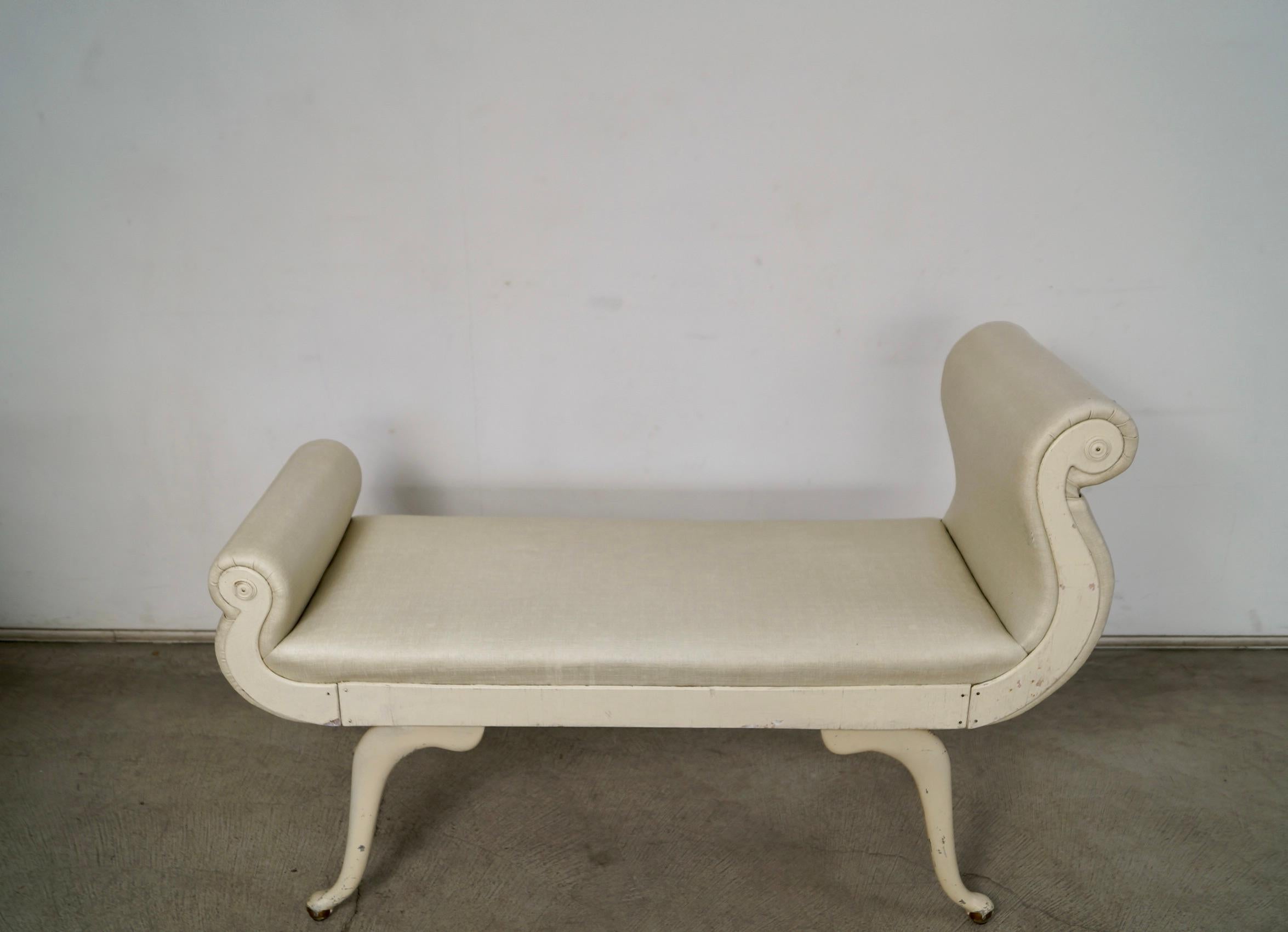 1930's Hollywood Regency Irving Chase Bench For Sale 6
