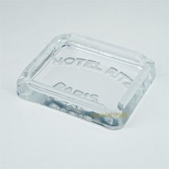 1930s Hotel Ritz Paris Glass Cigarette Ashtray Luxury Relic Coco Chanel Art Deco