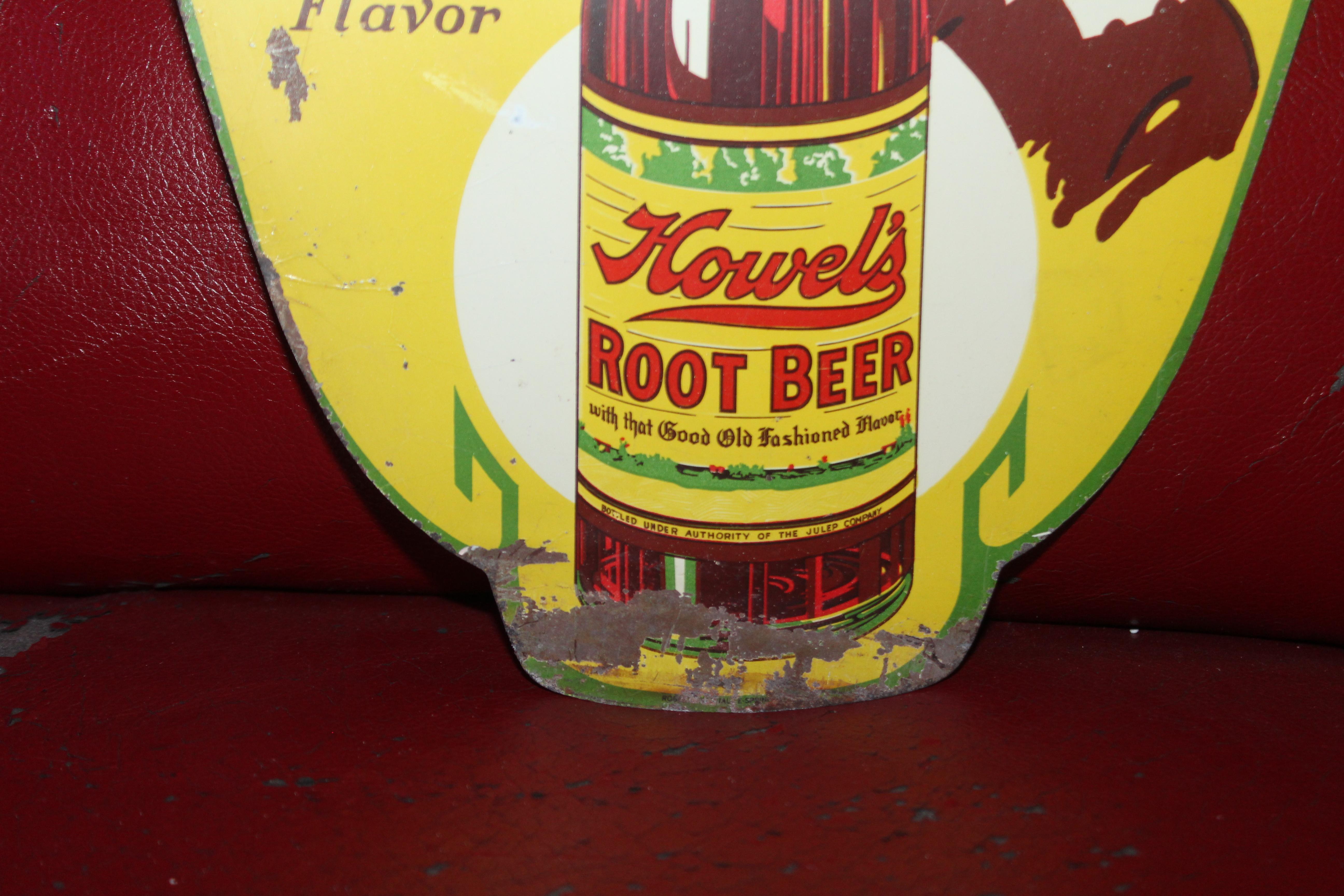 howel's root beer sign