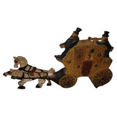 1930s Hubbly Horse and Carriage Door Stop
