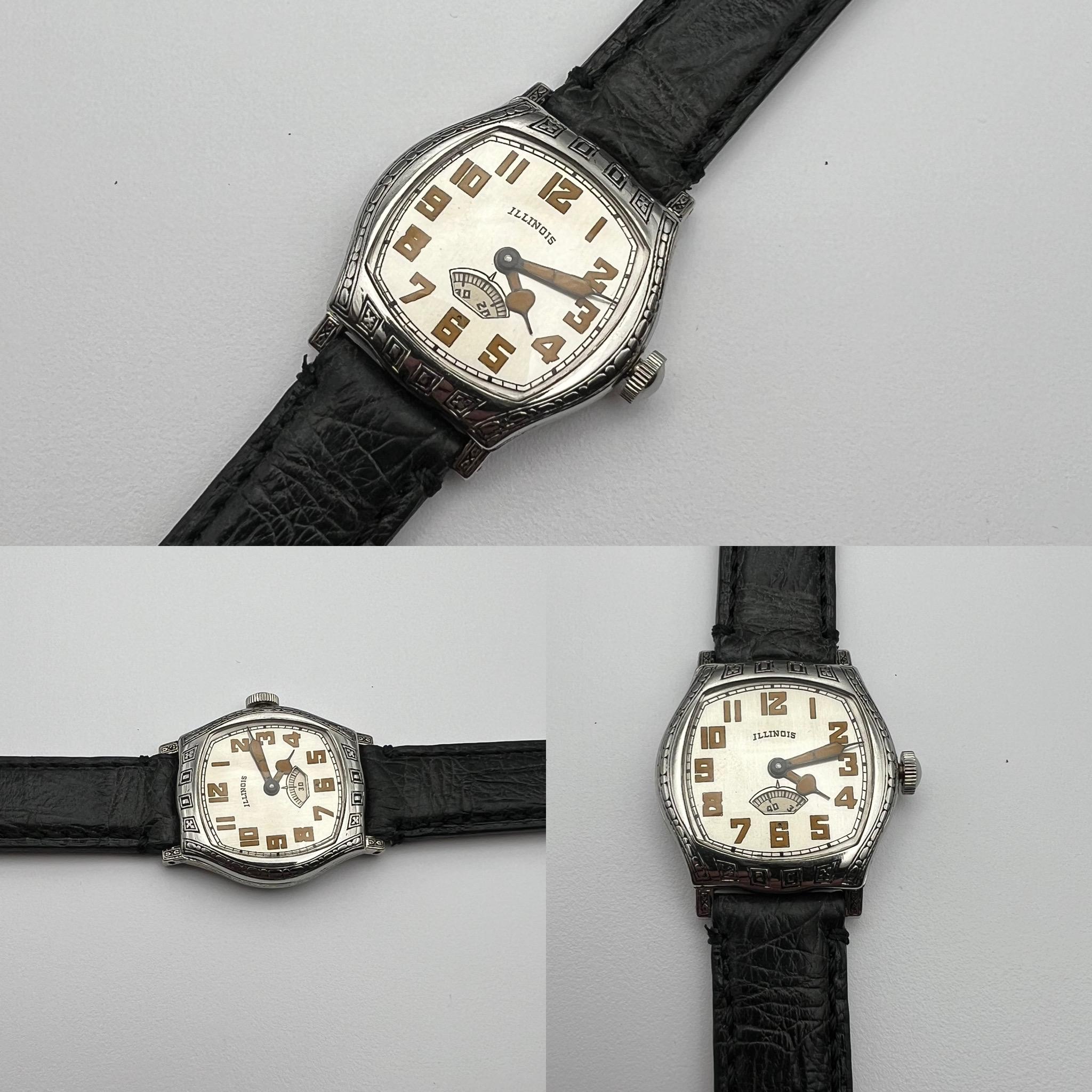 Welcome to my Vintage Watch Neighborhood. Where old watches are carefully nurtured back to health. Careful attention is paid to details and originality. A true passion of mine. 


This is an Illinois  Guardian model wristwatch. This is another
